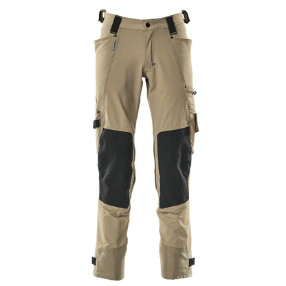 Mascot Adanced 17079 Water-Repellent Stretch Kneepad Work Trouser Khaki