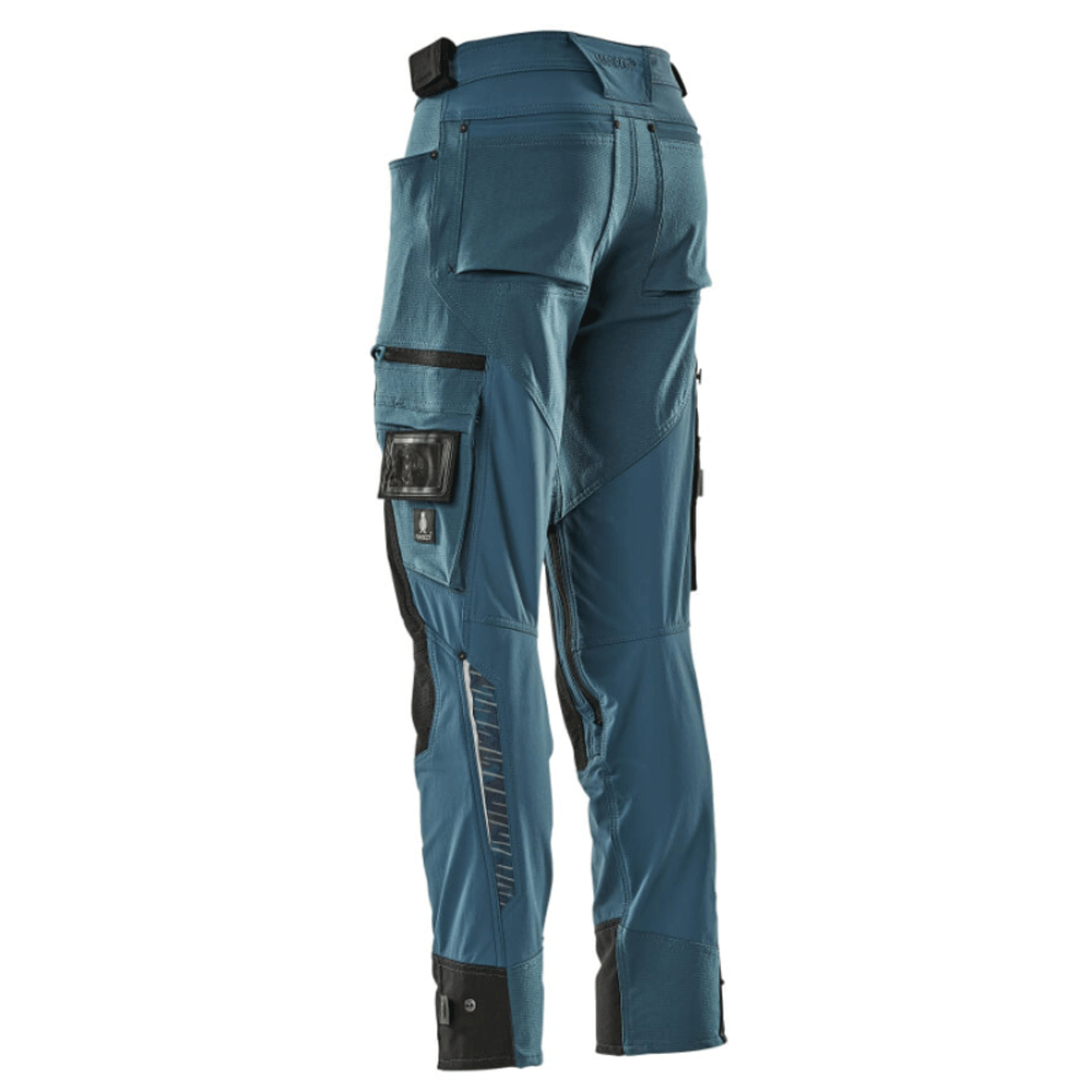 Mascot Adanced 17079 Water-Repellent Stretch Kneepad Work Trouser Petrol Blue