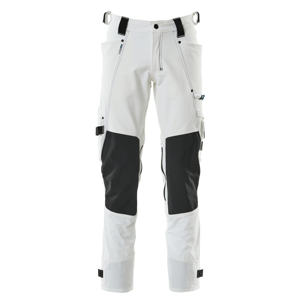 Mascot Adanced 17079 Water-Repellent Stretch Kneepad Work Trouser White