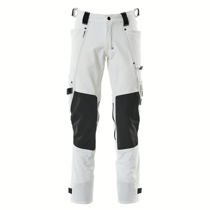 Mascot Adanced 17079 Water-Repellent Stretch Kneepad Work Trouser White