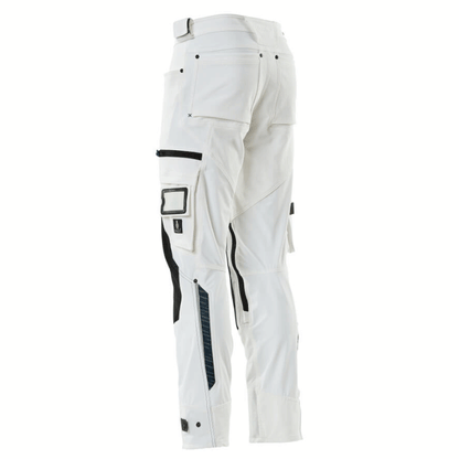 Mascot Adanced 17079 Water-Repellent Stretch Kneepad Work Trouser White
