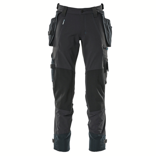 Mascot Advanced 17031 Water-Repellent Stretch Holster Pocket Work Trouser Navy Blue