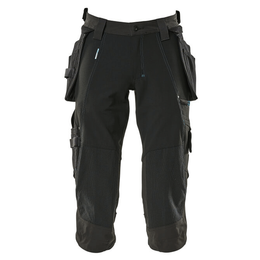 Mascot Advanced 17049 Water-Repellent Knee Pad Holster Pocket Stretch Pirate Trousers Black