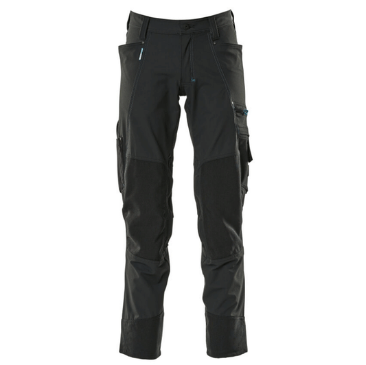 Mascot Advanced 17179 Ultimate Stretch Kneepad Work Trousers Black