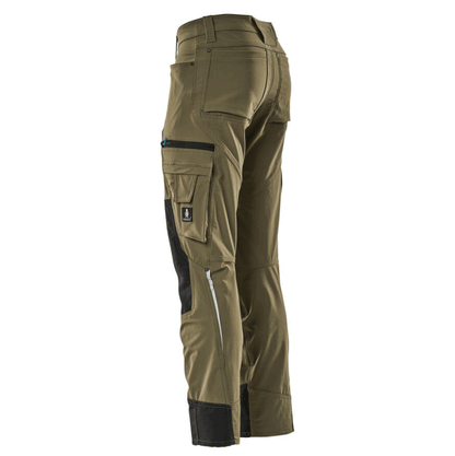Mascot Advanced 17179 Ultimate Stretch Kneepad Work Trousers Moss Green