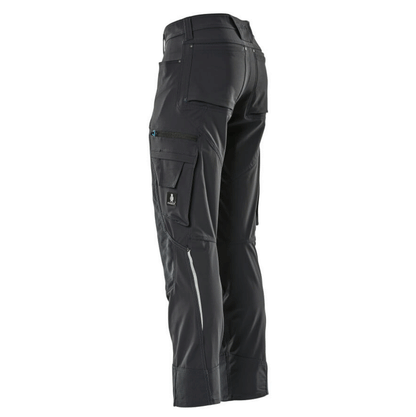 Mascot Advanced 17179 Ultimate Stretch Kneepad Work Trousers Dark Navy, 32" Waist 30" Leg