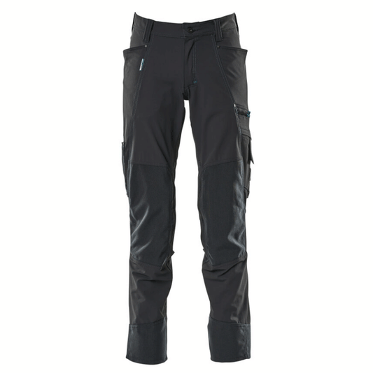 Mascot Advanced 17179 Ultimate Stretch Kneepad Work Trousers Navy Blue 28.5" Waist, 32" Leg