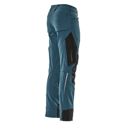 Mascot Advanced 17179 Ultimate Stretch Kneepad Work Trousers Petrol Blue