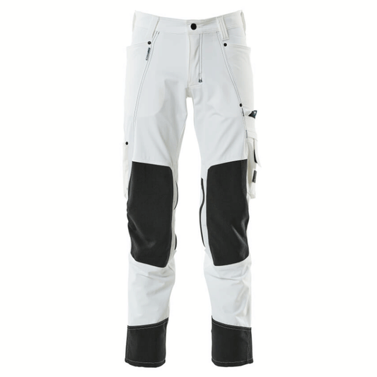 Mascot Advanced 17179 Ultimate Stretch Kneepad Work Trousers White
