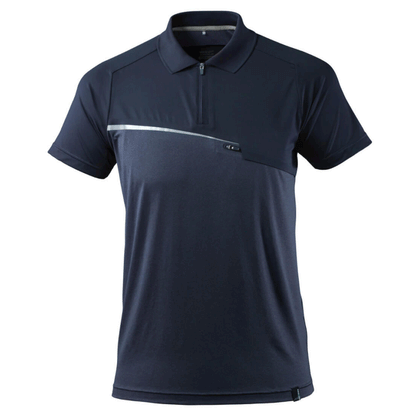 Mascot Advanced 17283 Moisture Wicking 1/4 Zip Polo T-Shirt Various Colours