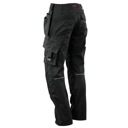 Mascot Lindos 07379 Kneepad Holster Pocket Work Trousers Black