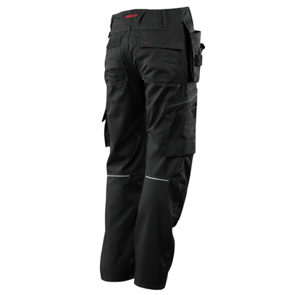Mascot Lindos 07379 Kneepad Holster Pocket Work Trousers Black