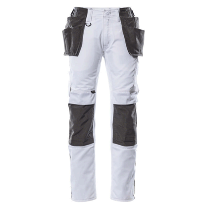 Mascot Unique 17631 Kassel Kneepad Holster Pocket Trousers White