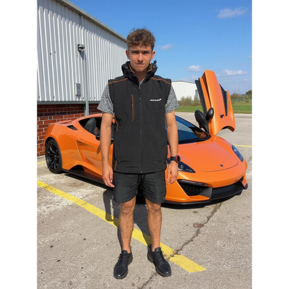 McLaren Water Repellent Stretch Softshell Jacket / Gilet - Official Workwear RRP £109.95