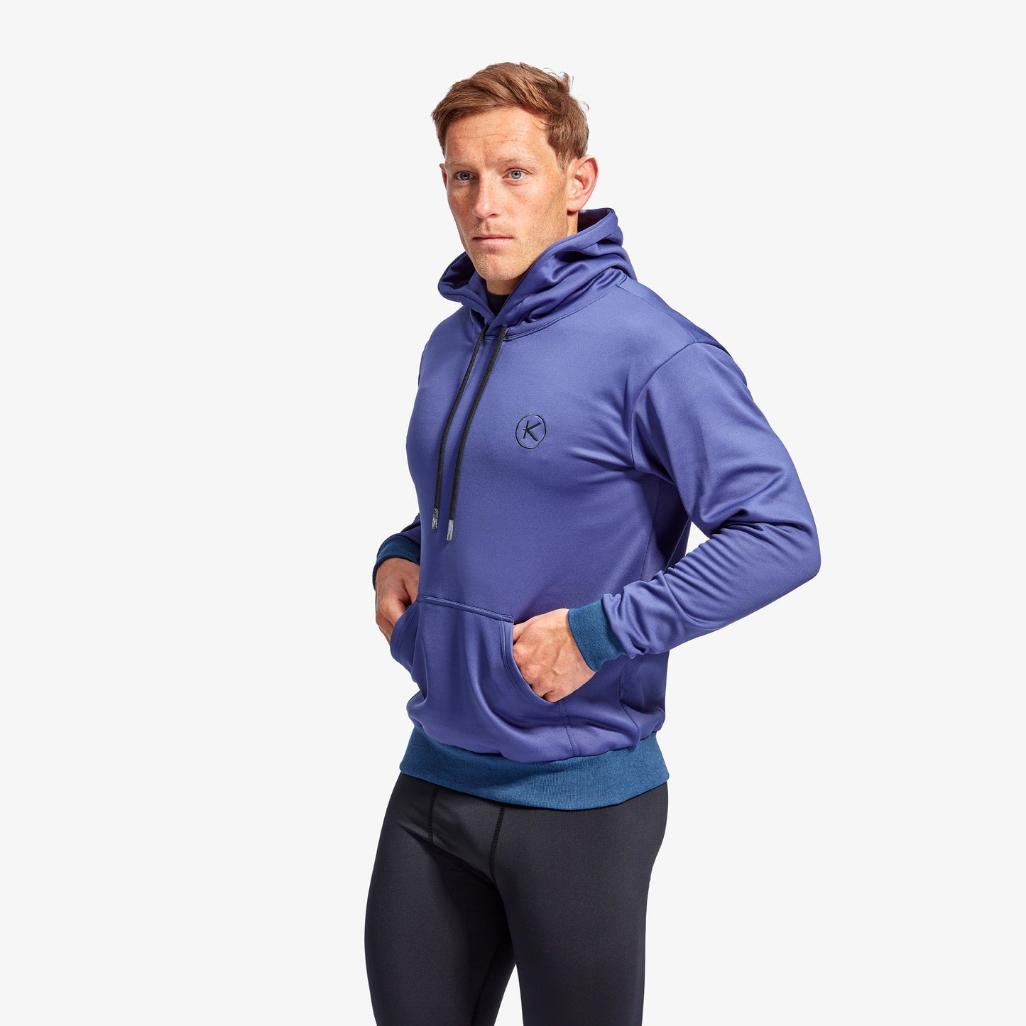 Men's Infrared Hoodie - Grey & Blue