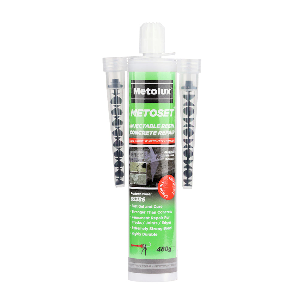 Metolux Metoset Concrete Repair Resin – Grey 480g