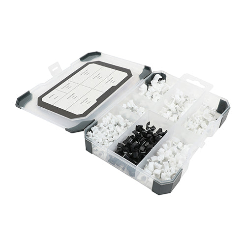 Mixed Tray Cable Clips – 290 Piece