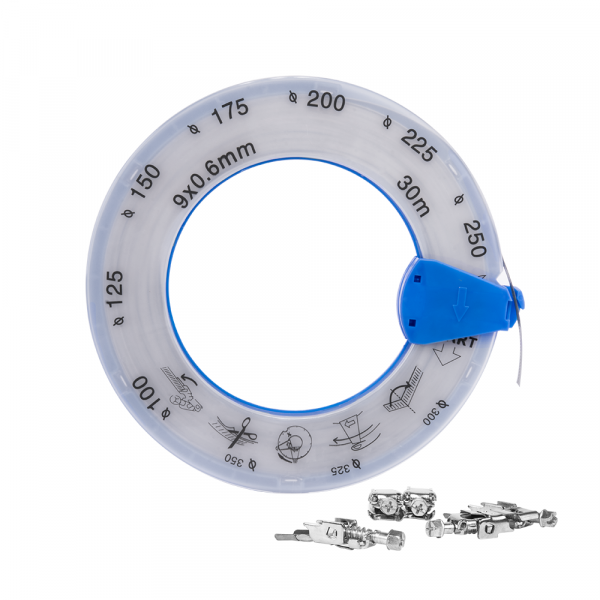 A2 Hose Clip Tape PVC Box + 50 Clips - Adjustable 304 Stainless Steel Duct Clamps Hose Pipe Clamps Air Ducting Clamp Worm Drive Hose Clamps