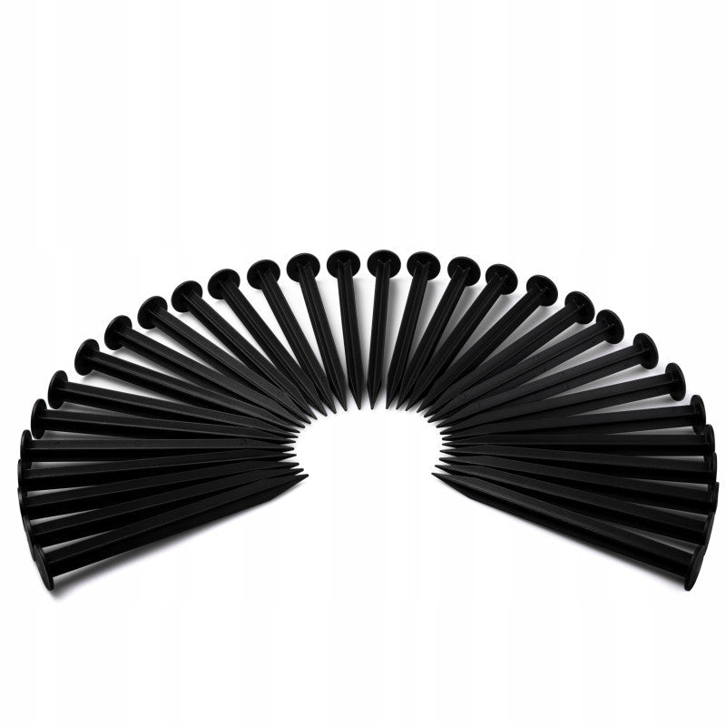 PEGS for Lawn Border Set Black