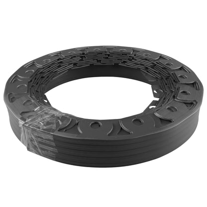 Lawn Border Set, Easy Border 60mm Black 10m With Pegs