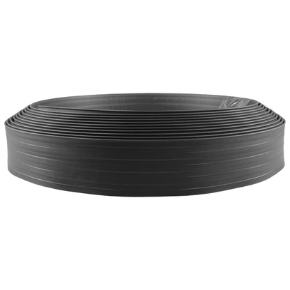 Lawn Border Set, Easy Border 100mm Black 10m With Pegs