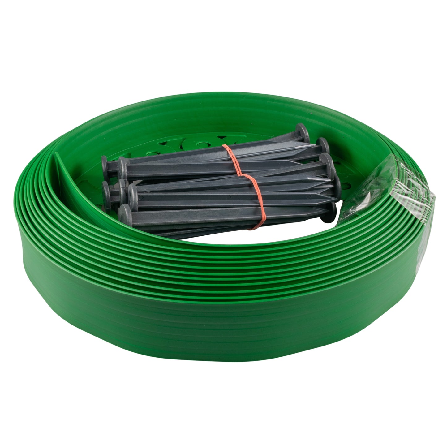 Lawn Border Set, Easy Border 50mm Green 10m with Pegs