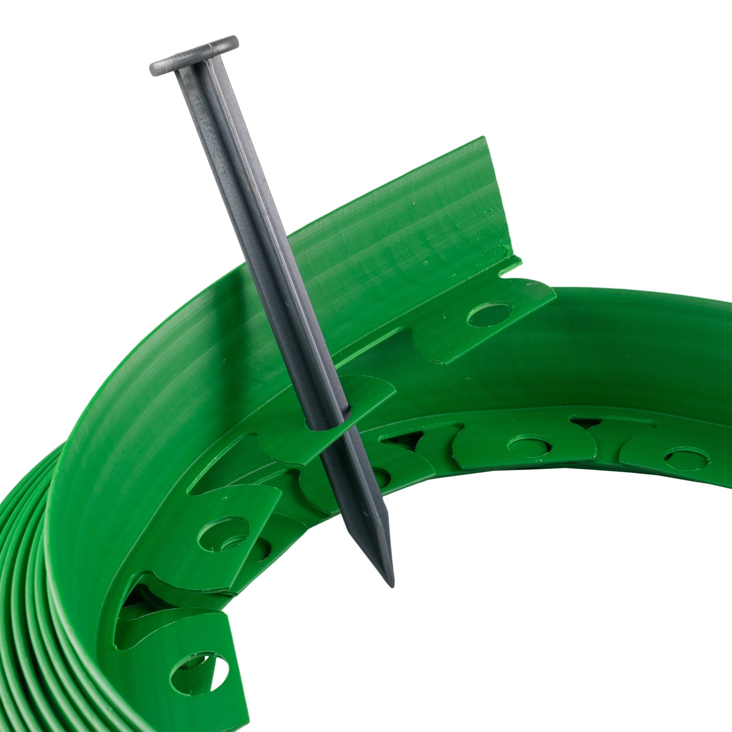 Lawn Border Set, Easy Border 50mm Green 10m with Pegs