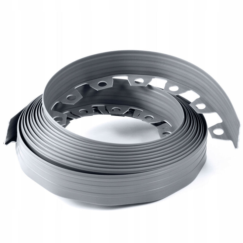 Lawn Border Set, Easy Border 60mm Gray 10m With Pegs