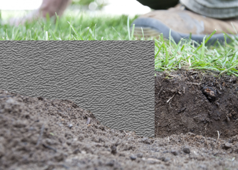 Heavy Duty Lawn Border Edging, 6m x 15cm, Gray
