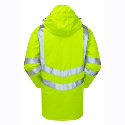 PULSAR P187 Hi-Vis Yellow Padded Waterproof Storm Coat