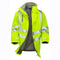 PULSAR P187 Hi-Vis Yellow Padded Waterproof Storm Coat