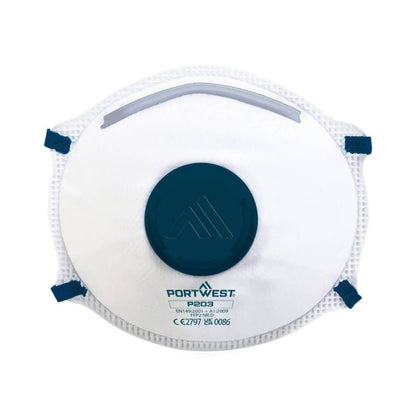 Portwest P203 FFP2 Valved Dolomite Respirator (Pk10)