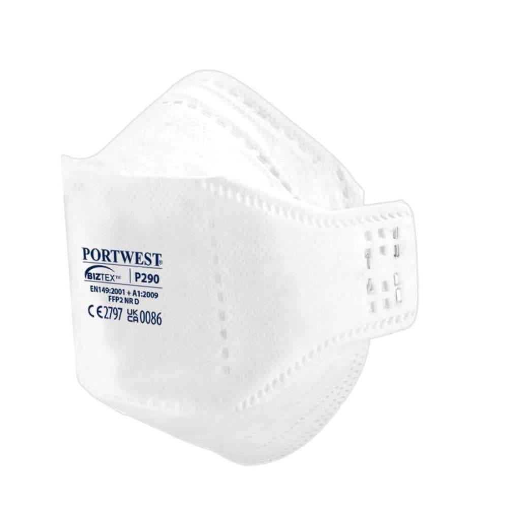 Portwest P290 EAGLE FFP2 Dolomite Fold Flat Respirator (Pack of 20)