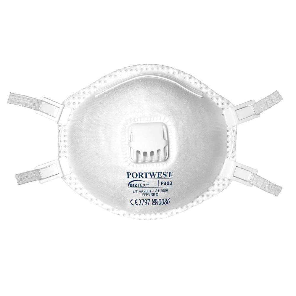 Portwest P303 FFP3 Valved Dolomite Respirator (Pack of 10)