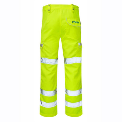 PULSAR P346LDS Ladies Hi-Vis Yellow Combat Trouser