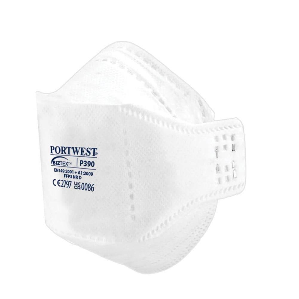 Portwest P390 EAGLE FFP3 Dolomite Fold Flat Respirator (Pack of 20)