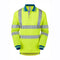 PULSAR P458 Hi-Vis Yellow Cut Resistant Sleeve Polo Shirt