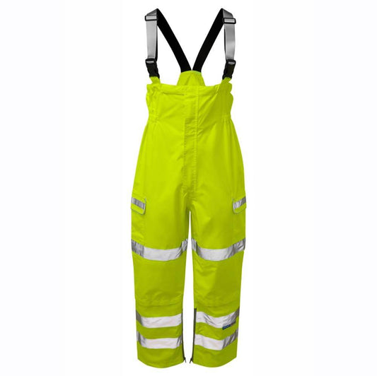 PULSAR P521 Hi-Vis Yellow Waterproof Salopette