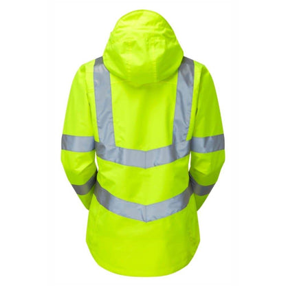 PULSAR P704 Ladies Hi-Vis Yellow Storm Coat