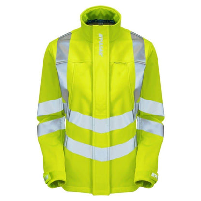PULSAR P706 Ladies Hi-Vis Water Resistant Yellow Soft Shell