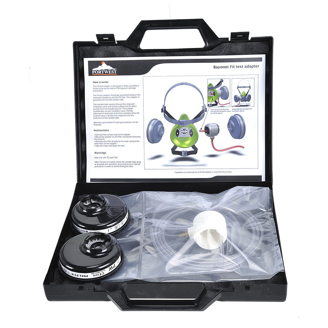 Portwest Bayonet Fit Test Adapter Kit