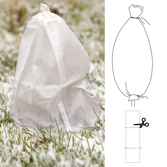 Protective Plant Cover, 50gsm Sleeve, Diameter: 76cm, Size: 1.2m x 10m