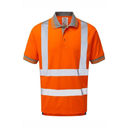 PULSAR PR176 Hi-Vis Orange Polo Shirt