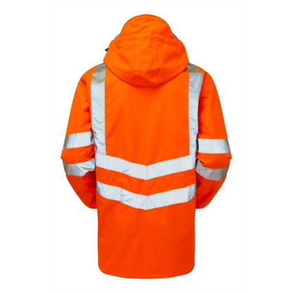 PULSAR PR502 Hi-Vis Orange Padded Storm Coat