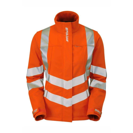PULSAR PR707 Rail Spec Ladies Hi-Vis Soft Shell Jacket