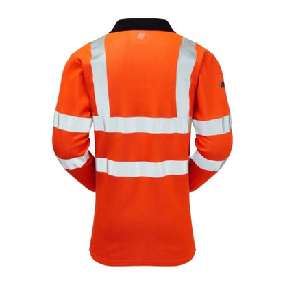 PULSAR PRARC21 Rail Spec FR-AST-ARC Hi-Vis Long Sleeve Polo Shirt