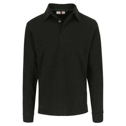 Herock Troja Long Sleeve Polo Shirt Black 2XL