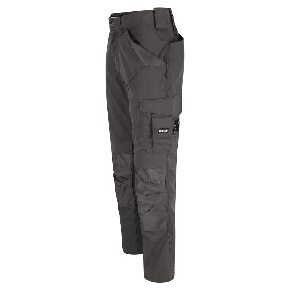 Herock Apollo Shortleg Multi Pocket Knee Pad Trousers Grey, 30" Waist 28" Leg