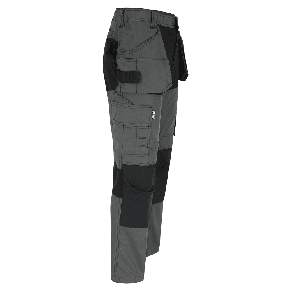 Herock Spector Short Leg Multi Pocket Holster Pocket Kneepad Stretch Trousers Antracite / Black / 30" Waist, 28" Leg