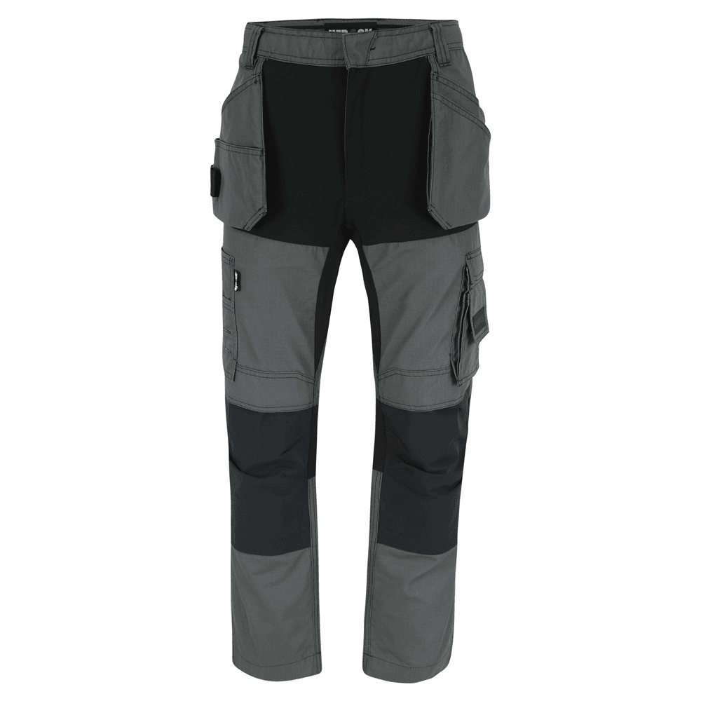 Herock Spector Short Leg Multi Pocket Holster Pocket Kneepad Stretch Trousers Antracite / Black / 30" Waist, 28" Leg